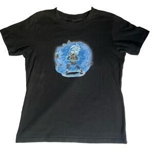 Bella + Canvas Boys Short Sleeve Tee, size M, Black, Kakashi Hatake